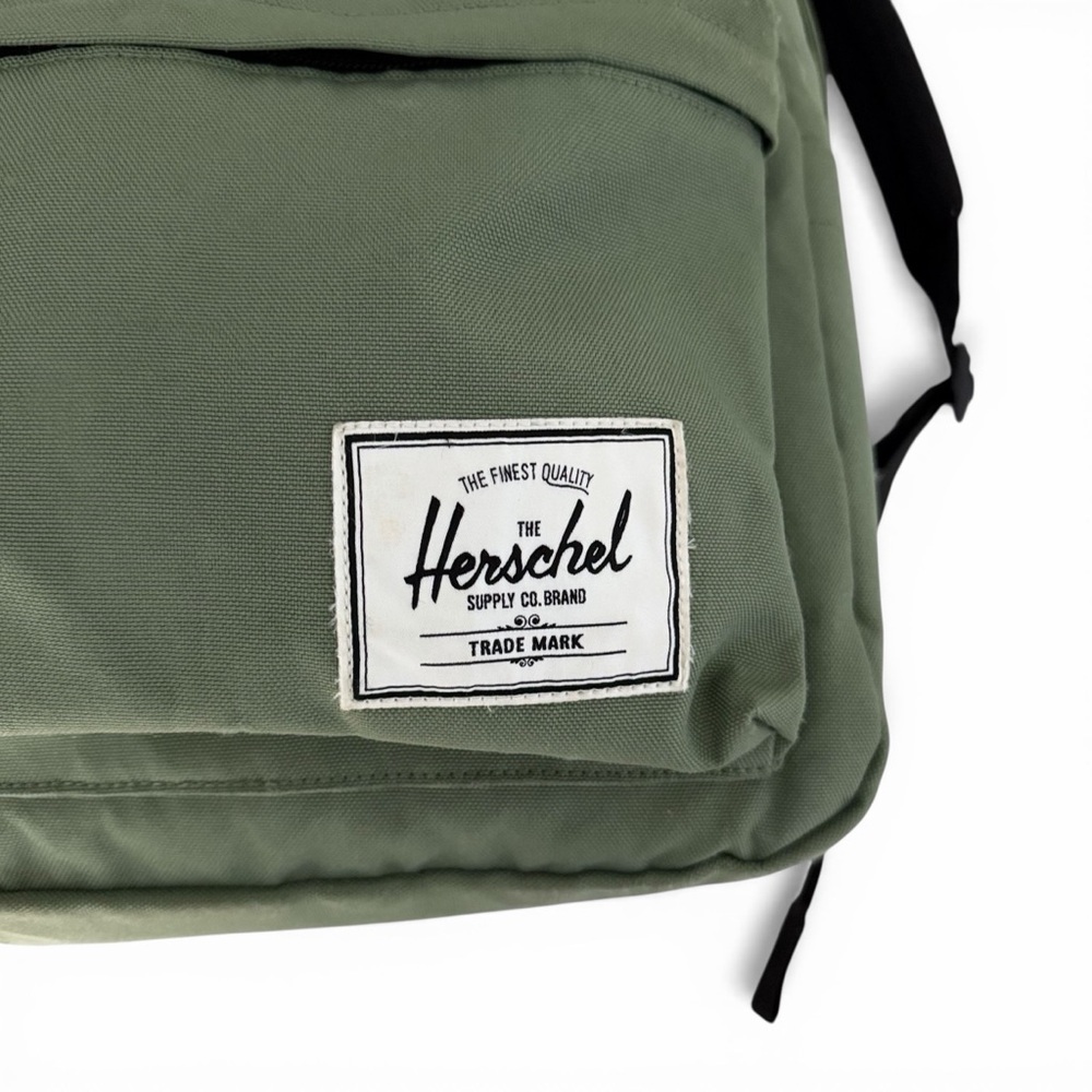 HERSCHEL Green Classic Backpack 26L Laptop School Travel Bag standard - Picture 2 of 13